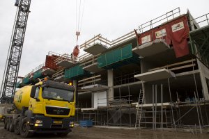 Grote tunneloverspanning, minimale kruip met Castcrete